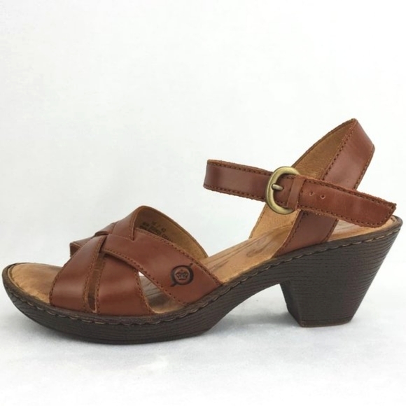 Born Shoes - Born Belinda Open Toe Heeled Sandal Sz 10